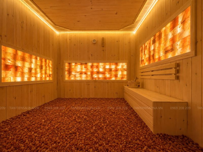 Spa Hưng Yên: Phòng xông hơi đá muối tập thể công nghệ Hàn Quốc (Phần 2)