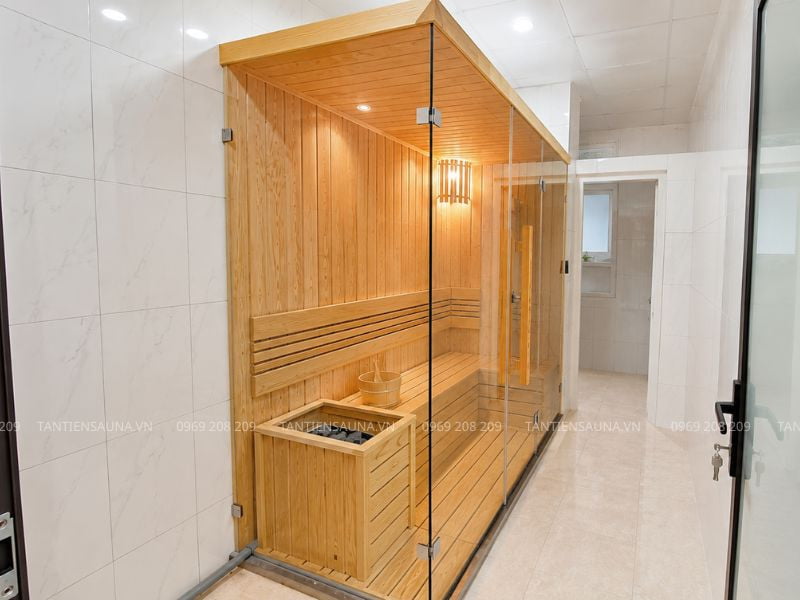 Phòng xông tối ưu chiều dài lắp đặt trong không gian hạn chế tại Ninh Bình
