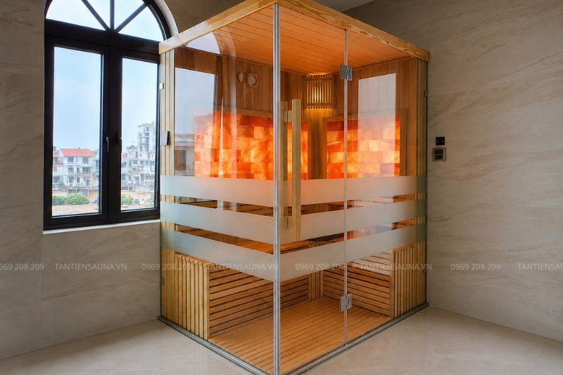 Hoàn thiện 2 phòng xông khô đá muối tại Thành Phố Bắc Giang