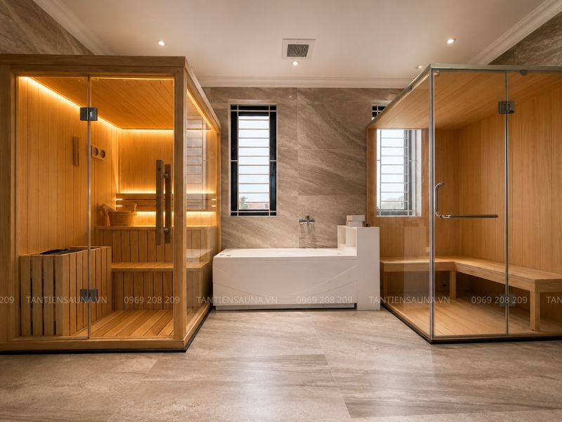 Tiếp tục chuỗi dự án "3 trong 1" xông hơi khô, ướt và bồn tắm tại Bắc Ninh