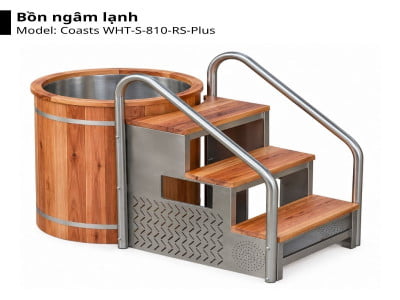 Bồn ngâm lạnh Coasts WHT-S-810-RS Plus