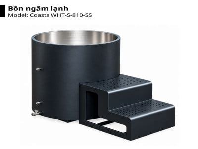 Bồn ngâm lạnh Coasts WHT-S-810-SS