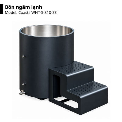 Bồn ngâm lạnh Coasts WHT-S-810-SS