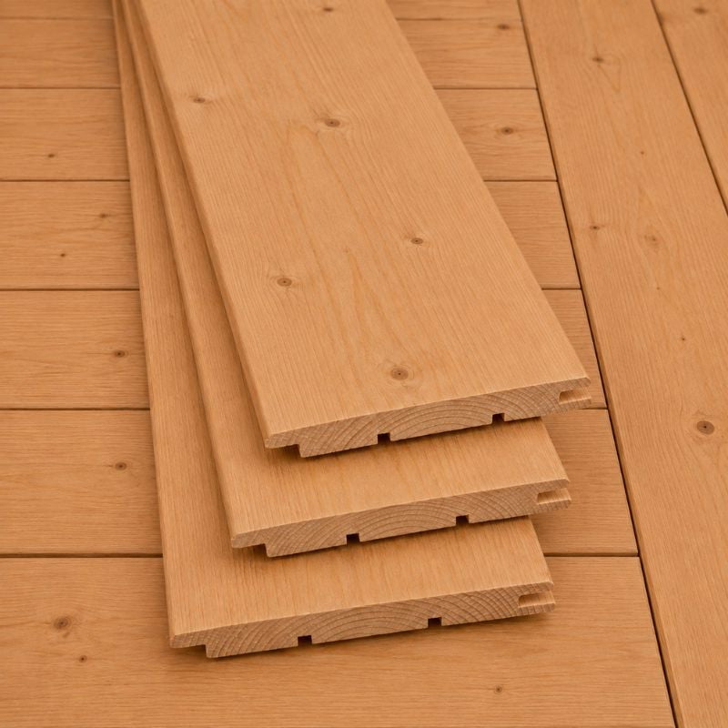 Gỗ Hemlock Canada có mắt